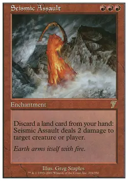 MTG SEISMIC ASSAULT EXC - ASSALTO SISMICO - 7TH - MAGIC - Image 1