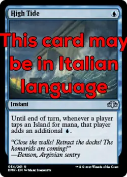 MTG HIGH TIDE EXC - MAREGGIATA 54 - DMR - MAGIC - Image 1