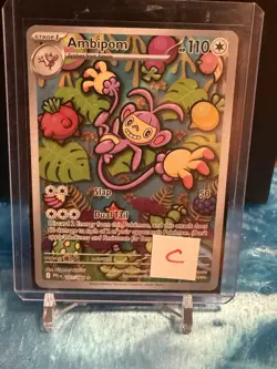 Ambipom - 107/094 ME02: Phantasmal Flames Pokemon TCG Illustration Rare NM C - Image 1
