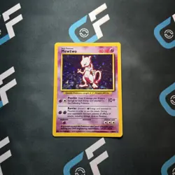 Mewtwo 010/102 Base Set Holo Rare Pokemon TCG - Image 1