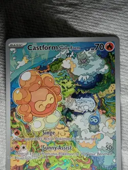 Castform Sunny Form 195/191 - Surging Sparks Illustration Rare Pokemon TCG - NM - Image 3