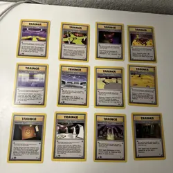 Pokemon Gym Heroes/Challenge 2000 Stadium Card Trainer lot 12 (6 1st ed) NM / LP - Image 1