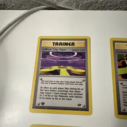 Pokemon Gym Heroes/Challenge 2000 Stadium Card Trainer lot 12 (6 1st ed) NM / LP - Image 2