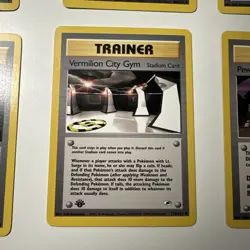 Pokemon Gym Heroes/Challenge 2000 Stadium Card Trainer lot 12 (6 1st ed) NM / LP - Image 5