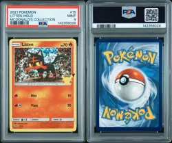 2017 Pokemon Mcdonald's Collection Litten Holo #15 PSA 9 - Image 3