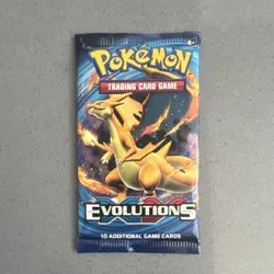 Pokemon Evolutions XY Booster Pack Charizard Artwork, TCG, Sealed (Unweighed) - Image 1