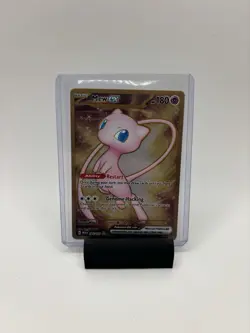 Mew ex Gold (Metal Card) NM 205/165 Scarlet & Violet 151 Pokemon Card - Image 1