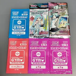 Scarlet & Violet GYM Promo Pack Vol.7 Japanese Pokemon Cards etc…, 6packs - Image 1