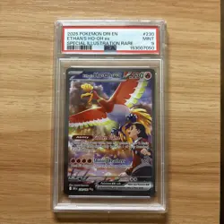 2025 Pokemon Scarlet And Violet Destined Rivals Ethan's Ho-oh EX #230 PSA 9 Mint - Image 1