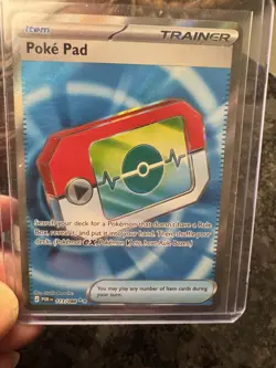 Pokemon TCG Holo Ultra Rare Full Art Poke Pad 113/088 Perfect Order - Image 1