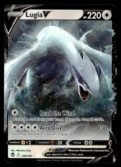 NM SWSH12: Silver Tempest Lugia V Ultra Rare 138/195 Pokemon TCG - Image 1