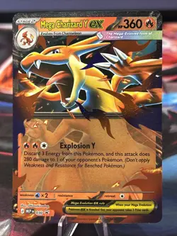 Mega Charizard Y EX 030 Black Star Promo Ascended Heroes NM Pokemon NM/M - Image 1