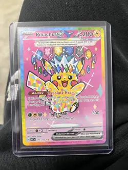 Pokemon TCG - Pikachu EX - Special Illustration Rare 277/217 Ascended Heroes NM - Image 1