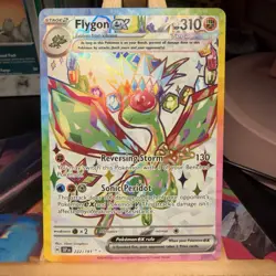 Flygon ex 222/191 Surging Sparks Full Art Ultra Rare Holo Pokemon TCG MINT - Image 1