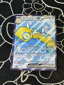 Pokemon TCG Dudunsparce ex 178/159 Journey together Ultra Rare NM - Image 1