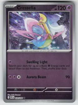 Cresselia 039/094 Uncommon Phantasmal Flames Pokemon Reverse Holo Near Mint - Image 1