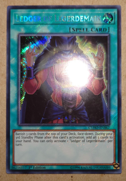CYHO-EN067 Ledger Of Ledgeman Secret Rare 1st Edition Yugioh Card - Image 1