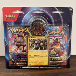 New Pokemon Mega Evolution & Phantasmal Flames 2-Pack Blister Sealed -Raikou TCG - Image 1