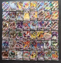 48*Lot Pokemon TCG S-CHN. RRR Pikachu Crobat Machamp Heatran Victini VMAX#2 JD90 - Image 1
