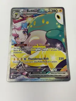 Pokemon TCG Iono’s Bellibolt Ex 279/217 Special Illustration Rare Ascended Mint - Image 4