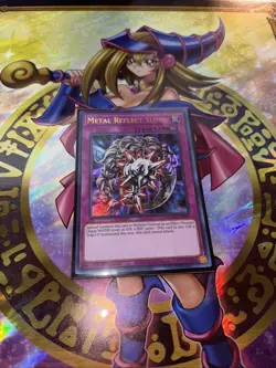 YuGiOh Trap Card Metal Reflect Slime MAMA-EN093 1st Edition Ultra Rare - Image 1