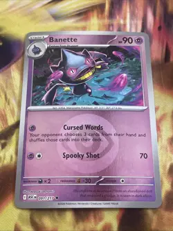 Banette | 091/217 | Energy Reverse Holo | Pokemon TCG Ascended Heroes Mint - Image 1