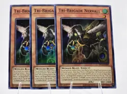 3x TRI-BRIGADE NERVAL OP16-EN009 (SUPER RARE) 1ST ED - NM - Yu-Gi-Oh! - Image 1