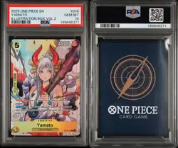 2025 ONE PIECE PROMOS ILLUSTRATION BOX VOL.2 #016 YAMATO PSA 10 - Image 3