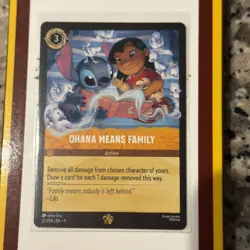 Ohana Means Family (Legendary) Disney Lorcana Winterspell 32/204 - Image 2