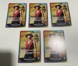 Monkey.D.Luffy Leader Pack Live Action Sealed Battle 2023 Vol. 1 Lot Of 5 Cards - Image 2