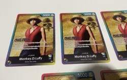 Monkey.D.Luffy Leader Pack Live Action Sealed Battle 2023 Vol. 1 Lot Of 5 Cards - Image 5