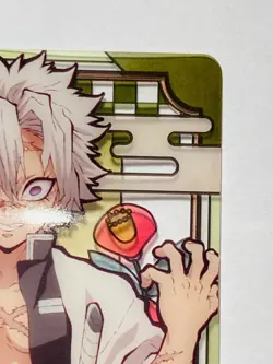 Sanemi Demon Slayer Stained glass card Kimetsu Vrey Rare From Japan BANDAI F/S - Image 3