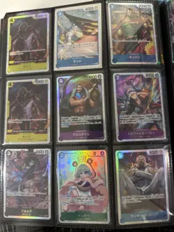 Japanese One Piece Binder Lot 290+ Cards R, L, SR - Image 1