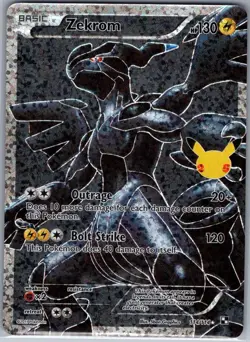 Zekrom 114/114 Celebrations: Classic Collection - Pokemon Card - NM - Image 1