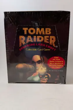 Tomb Raider Collectible Card Game Booster Box Base Set BRAND NEW SEALED 48 Packs - Image 1