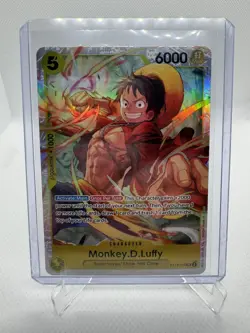One Piece Card Game The Three Brothers ST13-015 Monkey D Luffy Foil SR English - Image 1