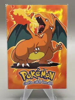 Charizard E6 of 12 Topps Movie Edition Blue Logo Pokemon Card - Image 1