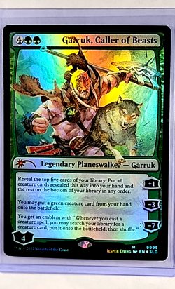 2022 MTG Magic the Gathering Secret Lair Foil #9995 Garruk Caller of Beasts - Image 1