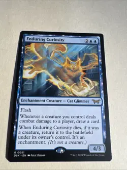 MTG Enduring Curiosity Duskmourn: House of Horror Regular #0051 - Image 1