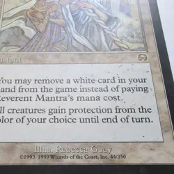 MTG Reverent Mantra (MMQ) Mercadian Masques Regular Rare 44/350 - Image 3