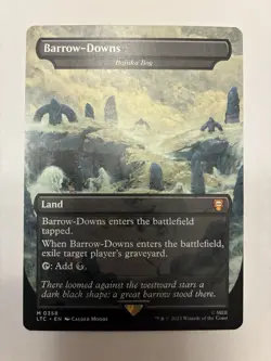 MTG Magic LOTR Lord of the Rings Regular Borderless Mythic BARROW-DOWNS NM - Image 1