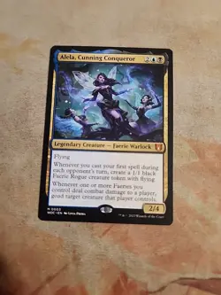 Alela, Cunning Conqueror Commander Wilds Of Eldraine MTG NM - Image 1