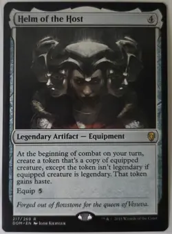Helm of the Host #217/269 Magic: The Gathering Near Mint Condition - Image 1