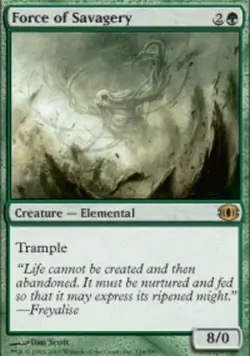 MTG - Force of Savagery - Future Sight - MP, English Magic FLAT RATE SHIP - Image 1