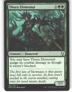 Thorn Elemental - Dominaria - MTG - Uncommon - #185 - NM - Image 1