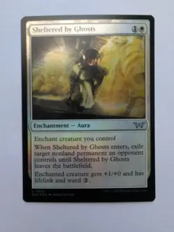 MTG Sheltered by Ghosts (DSK) Duskmourn: House of Horror Foil Uncommon 30 - Image 1