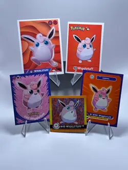 Pokemon Wigglytuff Set of 5 - Wigglytuff #40 Peru/NON-TCG Cards & Stickers - Image 1