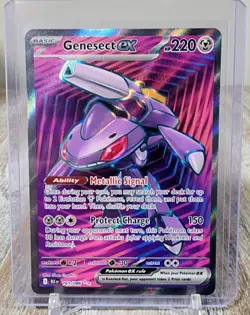 Genesect ex 161/086 Ultra Rare Black Bolt Pokemon Holo Near Mint - Image 1