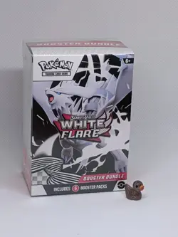 Pokemon TCG Scarlet & Violet White Flare Booster Bundle – Factory Sealed – 6 Pac - Image 1