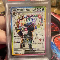 2025 Pokemon SVP EN-SV Black Star Promo Umbreon EX #176 Pre Premium PSA 10 - Image 3